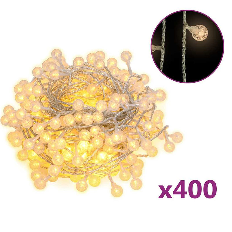 Load image into Gallery viewer, Vidaxl lichtsnoer met 400 led's 8 functies warmwit 40 m
