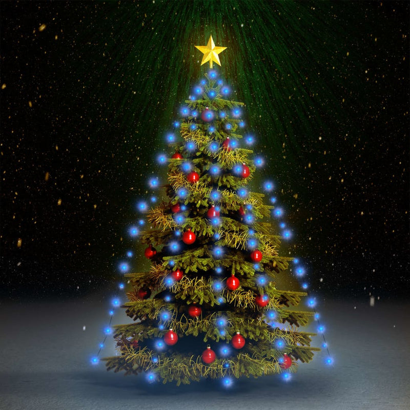 Load image into Gallery viewer, Vidaxl kerstboomverlichting met 210 led&#39;s blauw net 210 cm
