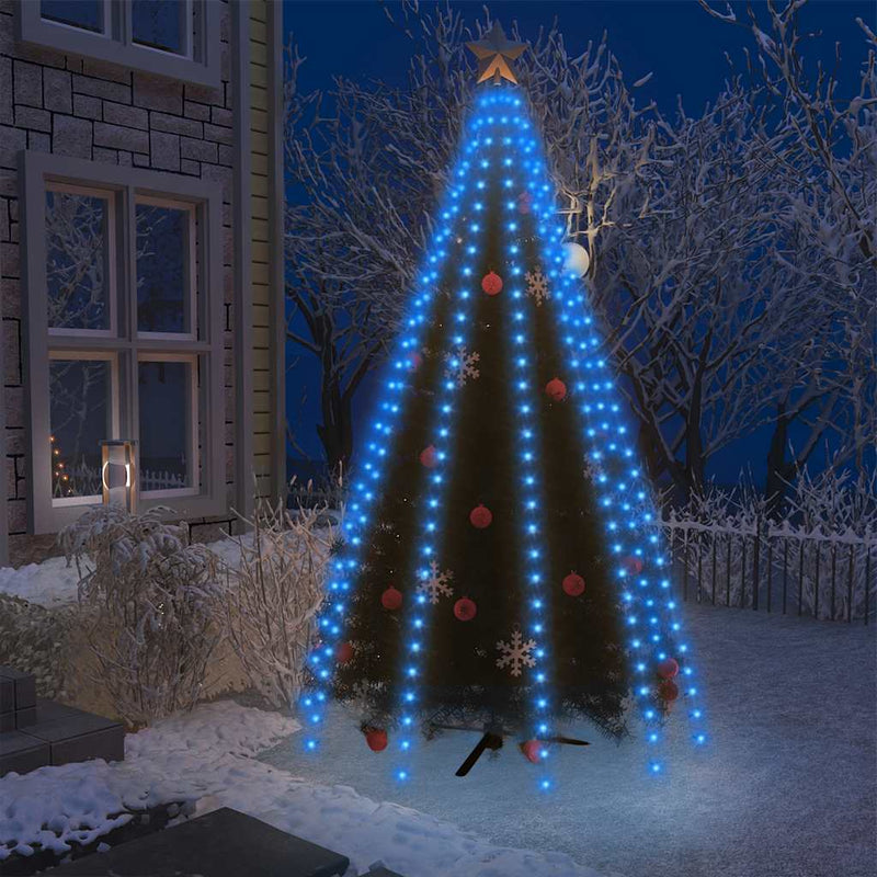 Load image into Gallery viewer, Vidaxl kerstboomverlichting met 250 led's blauw net 250 cm
