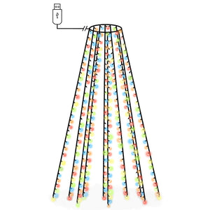 Vidaxl kerstboomverlichting met 300 led's meerkleurig net 300 cm