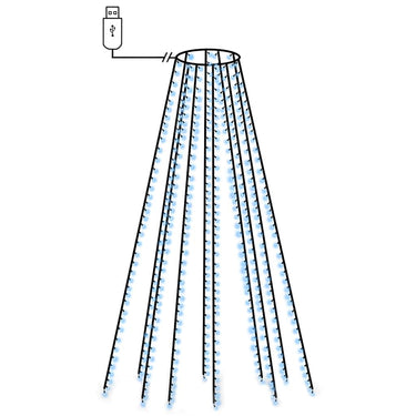 Vidaxl kerstboomverlichting met 500 led's blauw binnen buiten 500 cm