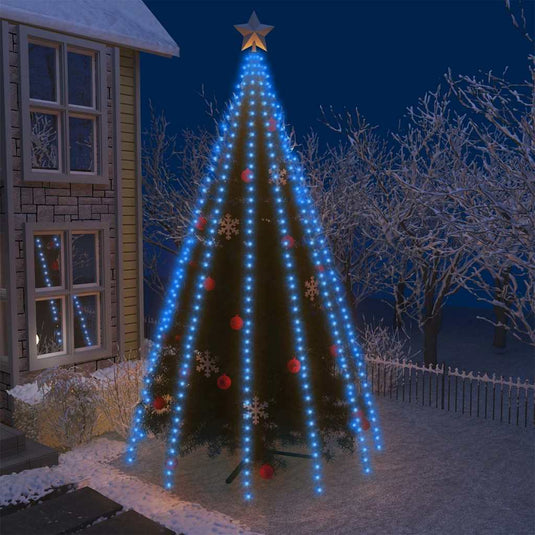 Vidaxl kerstboomverlichting met 500 led's blauw binnen buiten 500 cm