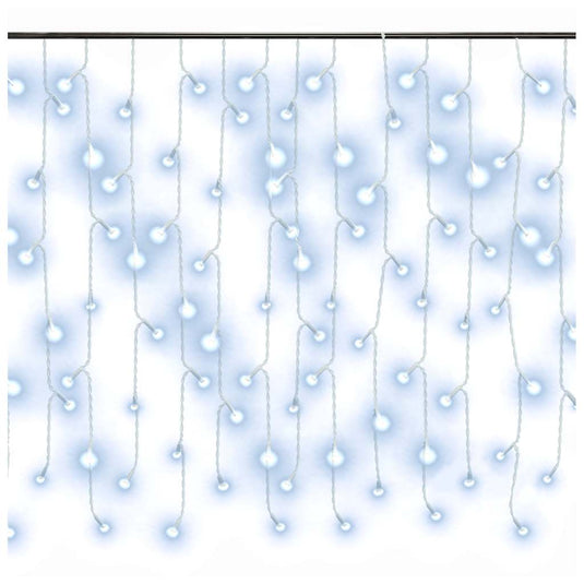 Vidaxl lichtgordijn met 400 led's en 8 functies 10 m koudwit
