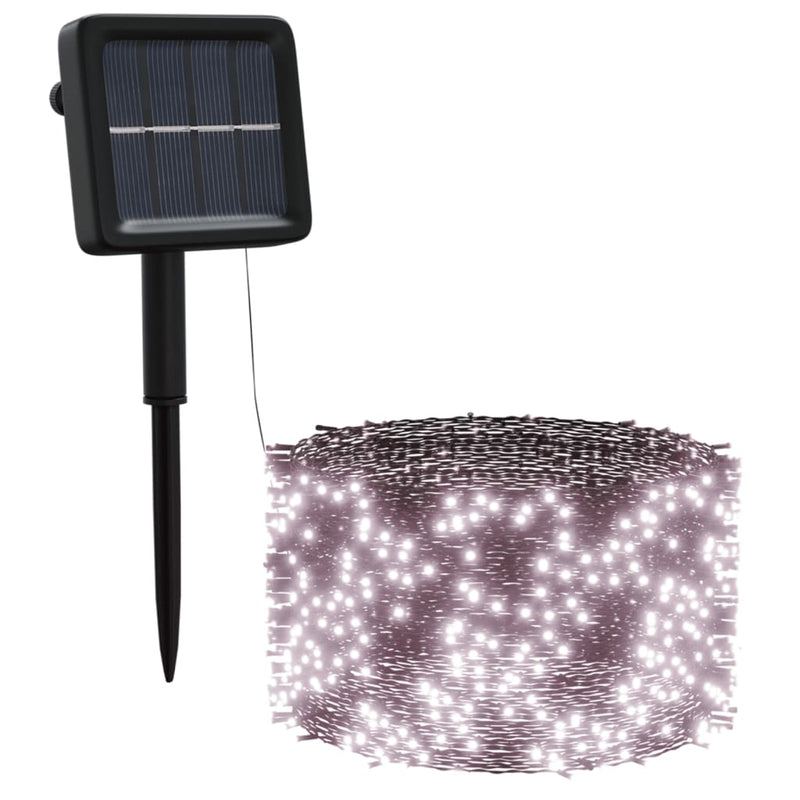 Load image into Gallery viewer, Vidaxl 5 st lichtslinger met 200 led's solar binnen buiten warmwit
