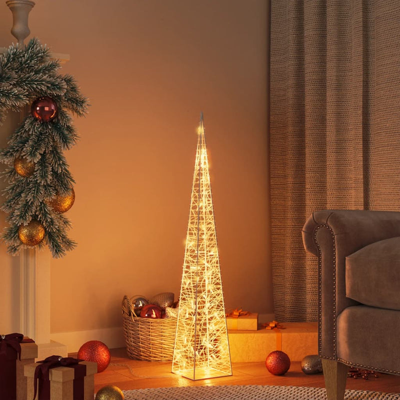 Load image into Gallery viewer, Vidaxl lichtkegel decoratief led 90 cm acryl warmwit
