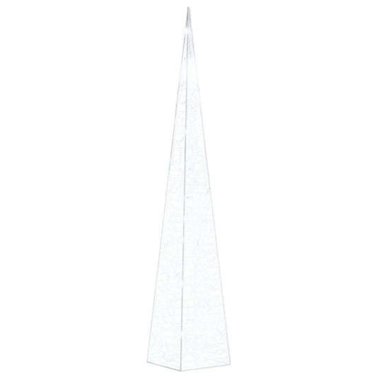 Vidaxl lichtkegel decoratief led 90 cm acryl koudwit
