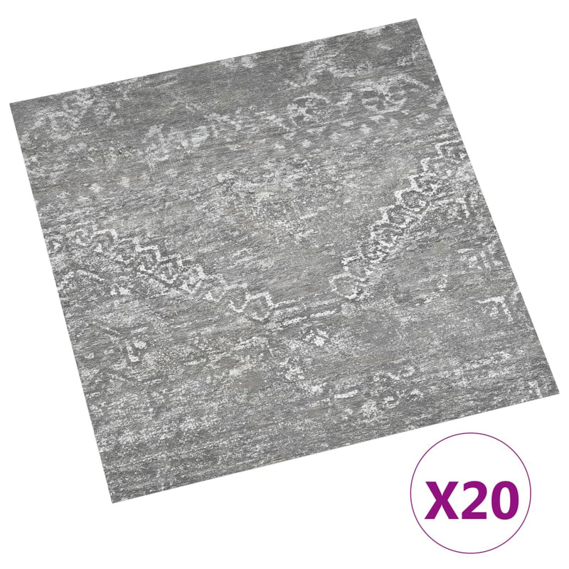 Load image into Gallery viewer, Vidaxl vloerplanken 20 st zelfklevend 1,86 m² pvc betongrijs
