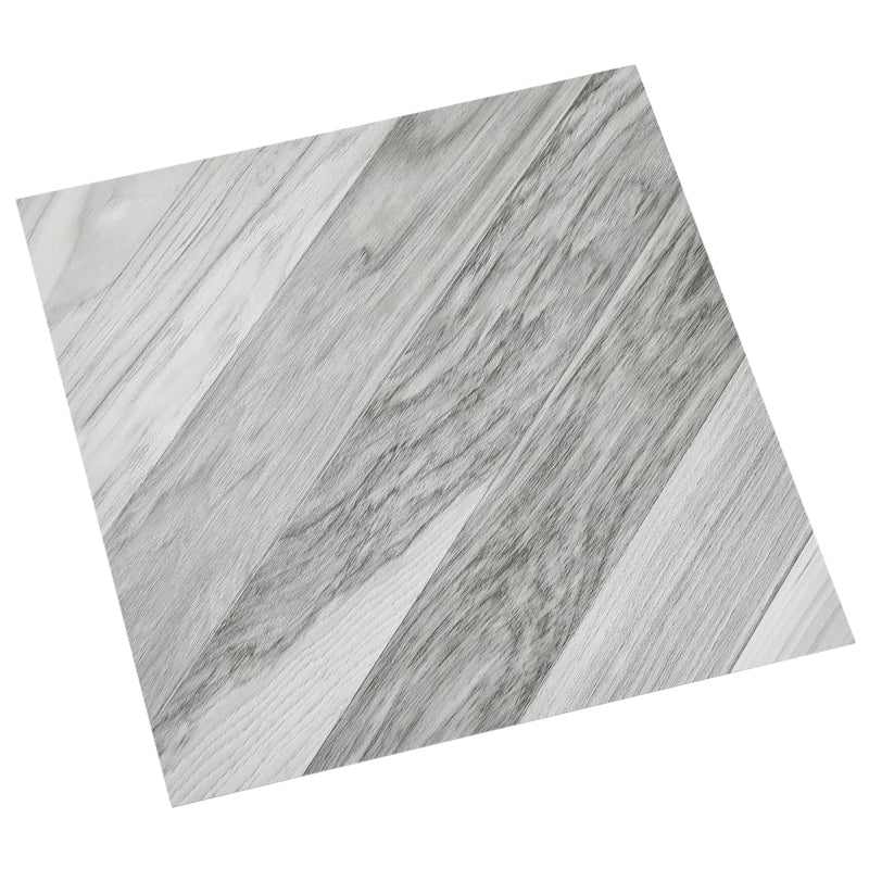 Load image into Gallery viewer, Vidaxl vloerplanken 20 st zelfklevend 1,86 m² pvc gestreept grijs
