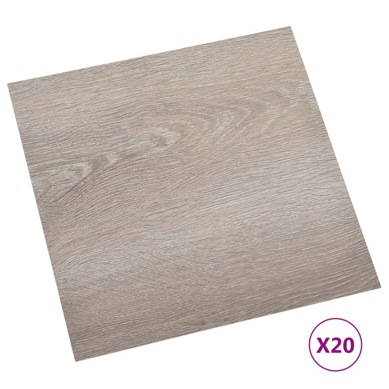 Load image into Gallery viewer, Vidaxl vloerplanken 20 st zelfklevend 1,86 m² pvc taupe
