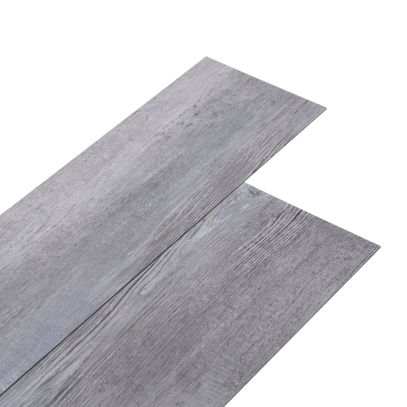 Load image into Gallery viewer, Vidaxl vloerplanken zelfklevend 5,21 m² 2 mm pvc mat houtgrijs
