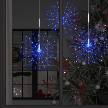 Vidaxl kerstverlichting vuurwerk 140 led's koudwit buiten 20 cm