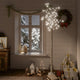 Vidaxl kerstboom wilg met 200 koudwitte led's binnen en buiten 2,2 m