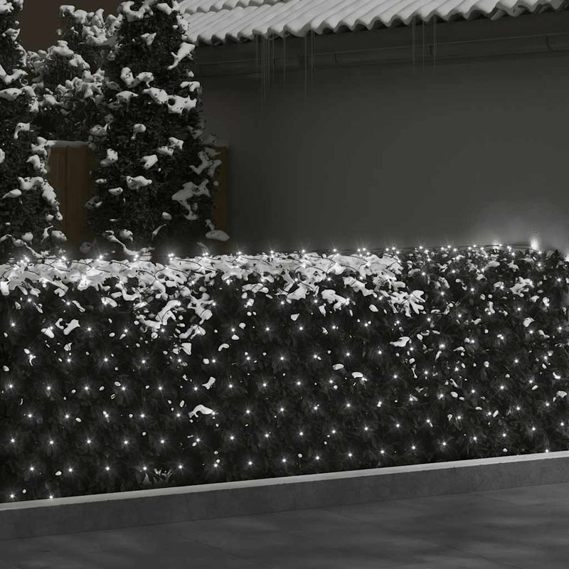 Load image into Gallery viewer, Vidaxl kerstnetverlichting 204 led's binnen en buiten 3x2 m koudwit
