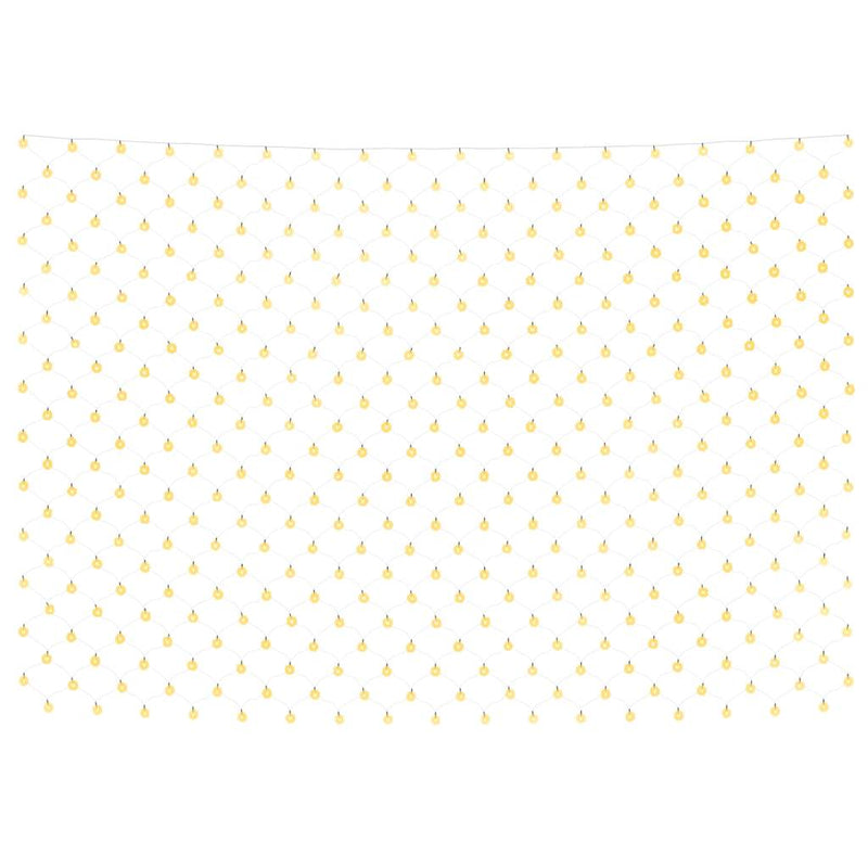 Load image into Gallery viewer, Vidaxl kerstnetverlichting 306 led's binnen en buiten 3x3 m warmwit
