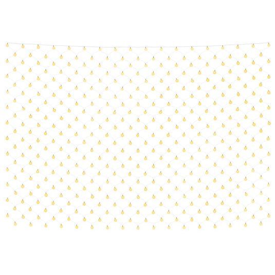 Vidaxl kerstnetverlichting 306 led's binnen en buiten 3x3 m warmwit