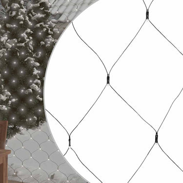 Vidaxl kerstnetverlichting 306 led's binnen en buiten 3x3 m koudwit