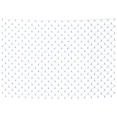 Vidaxl kerstnetverlichting 306 led's binnen en buiten 3x3 m blauw