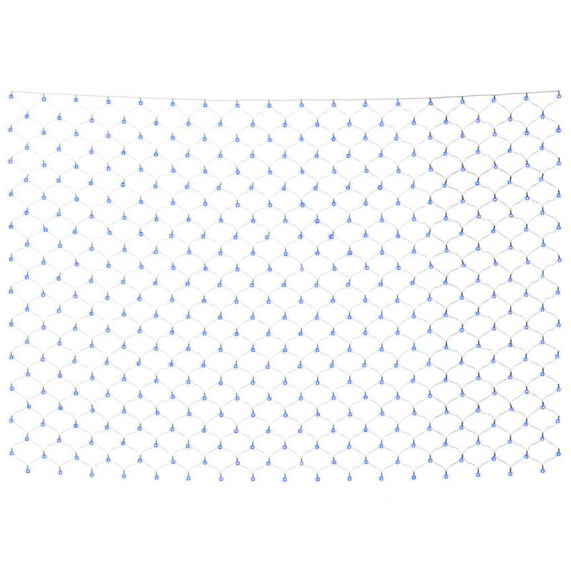 Load image into Gallery viewer, VidaXL Kerstnetverlichting 306 LED's binnen en buiten 3x3 m blauw
