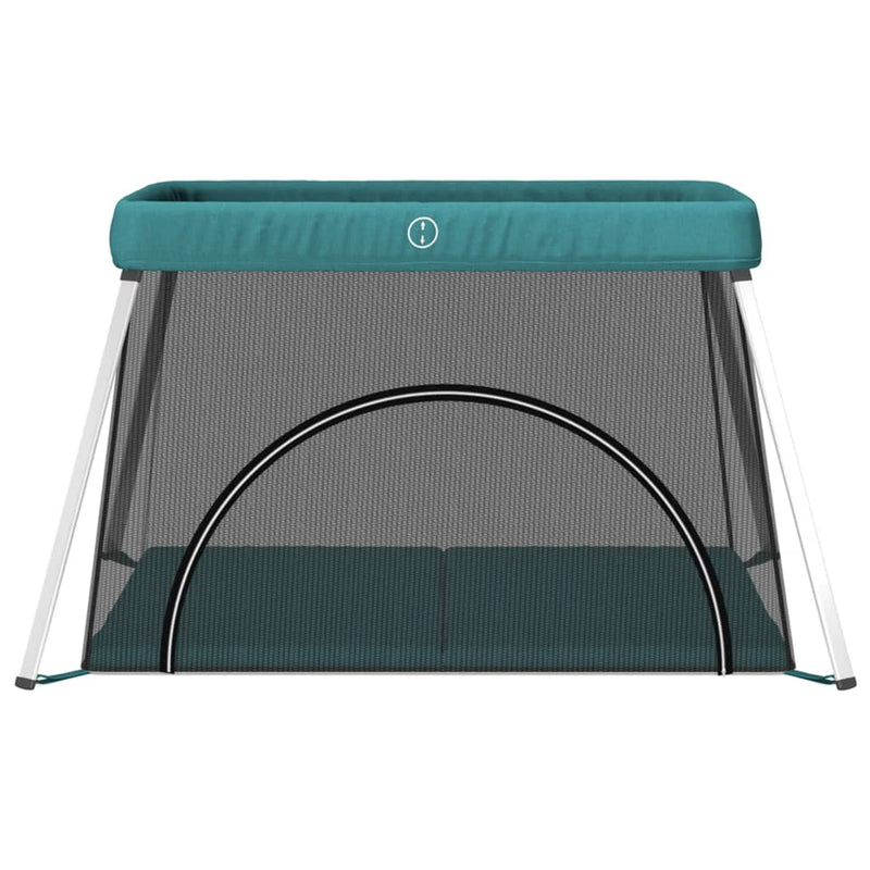 Load image into Gallery viewer, Vidaxl babybox met matras linnen groen
