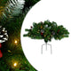 Vidaxl kerstdecoratie met verlichting 40 cm pvc groen