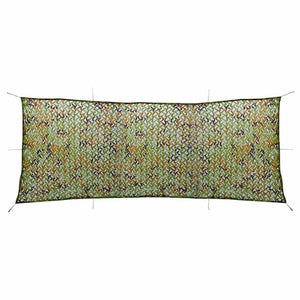 Vidaxl camouflagenet met opbergtas 1,5x5 m groen