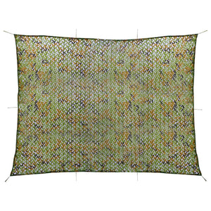 Vidaxl camouflagenet met opbergtas 2x4 m groen