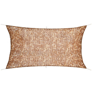 VidaXL Camouflagenet met opbergtas 5x7 m beige