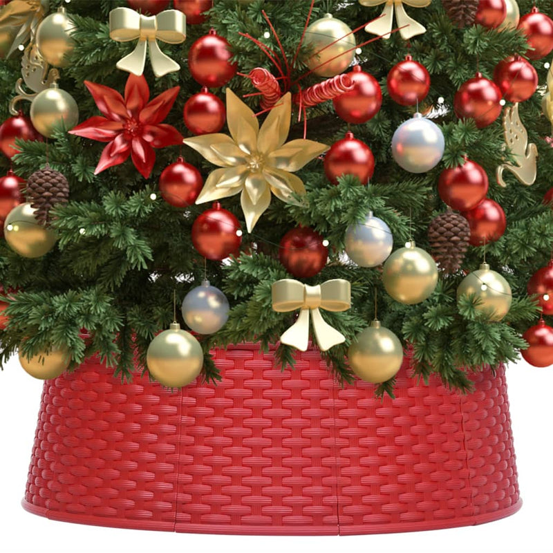 Load image into Gallery viewer, Vidaxl kerstboomrok ø65x19,5 cm rood
