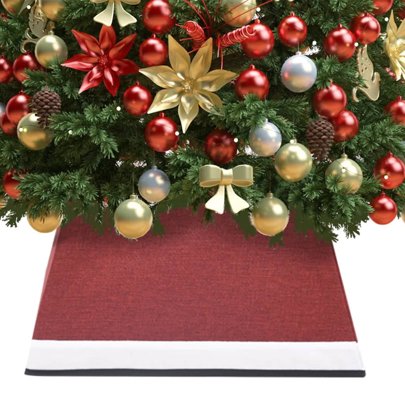 Load image into Gallery viewer, Vidaxl kerstboomrok 48x48x25 cm rood en wit
