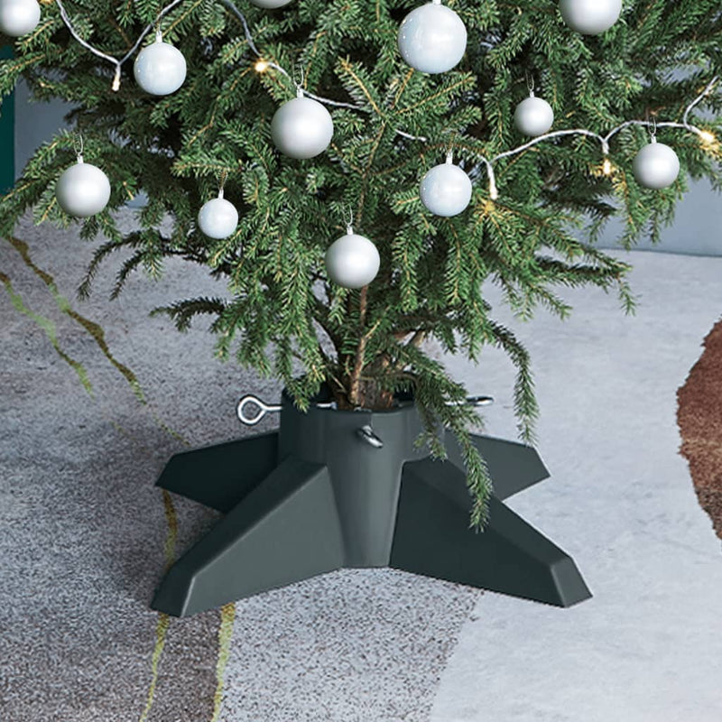 Load image into Gallery viewer, Vidaxl kerstboomstandaard 55,5x55,5x15 cm groen
