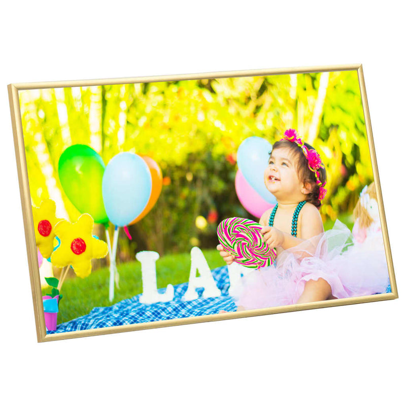 Load image into Gallery viewer, Vidaxl fotolijsten 5 st voor wand 70x90 cm mdf goudkleurig
