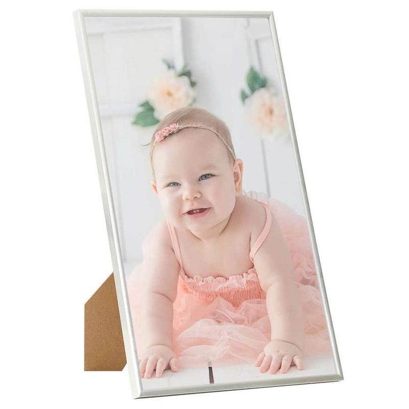 ギャラリービューアに画像をロードする, Vidaxl fotolijsten 5 st voor tafel 13x18cm mdf zilverkleurig
