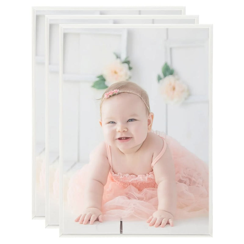 Load image into Gallery viewer, Vidaxl fotolijsten 3 st voor tafel 15x21cm mdf zilverkleurig
