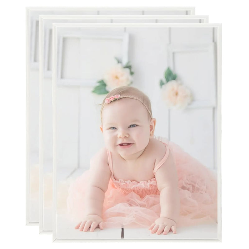 Load image into Gallery viewer, VidaXL Fotolijsten 3 st voor wand 40x50 cm MDF zilverkleurig
