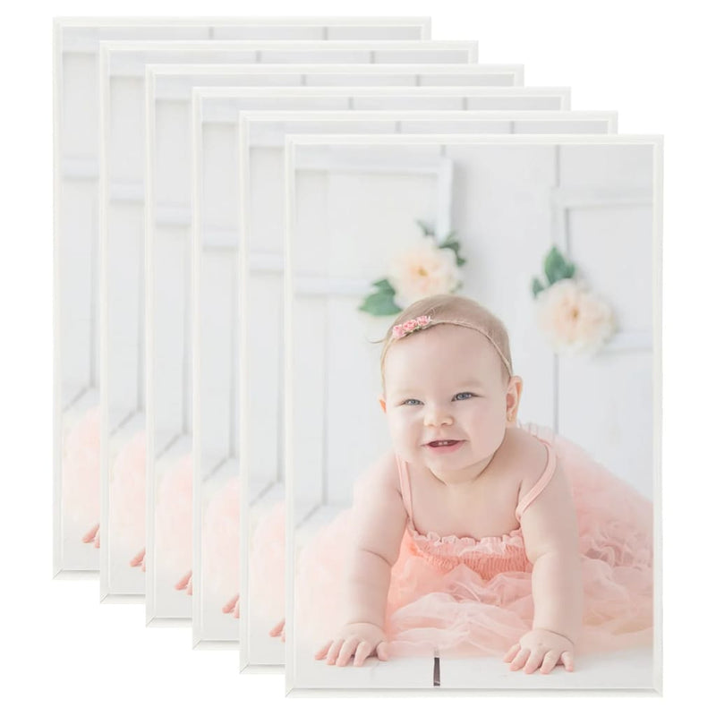 Load image into Gallery viewer, VidaXL Fotolijsten 5 st voor wand of tafel 50x70 cm MDF zilverkleurig
