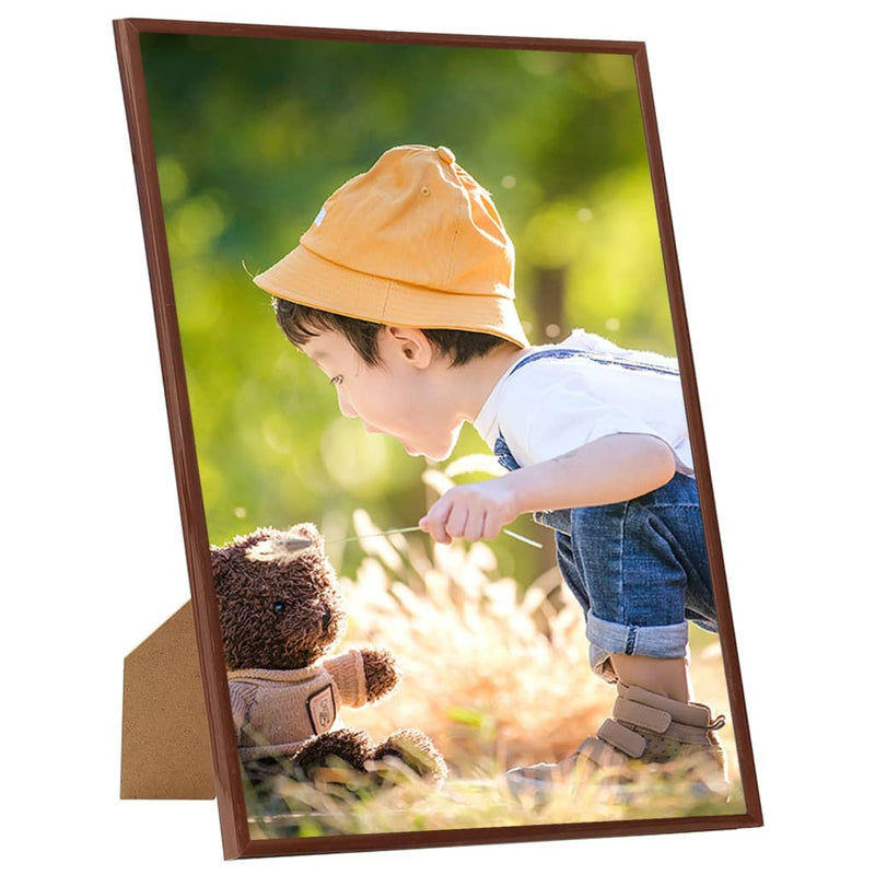 Load image into Gallery viewer, Vidaxl fotolijsten 5 st voor wand of tafel 50x70 cm mdf bronskleurig
