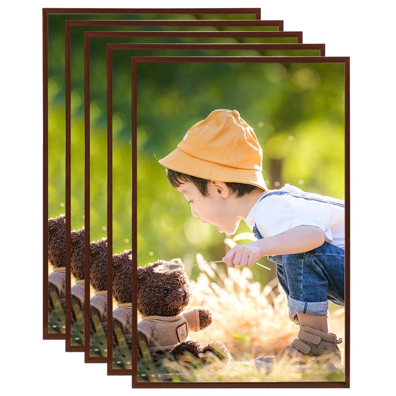 Load image into Gallery viewer, Vidaxl fotolijsten 5 st voor wand of tafel 59,4x84 cm mdf bronskleurig
