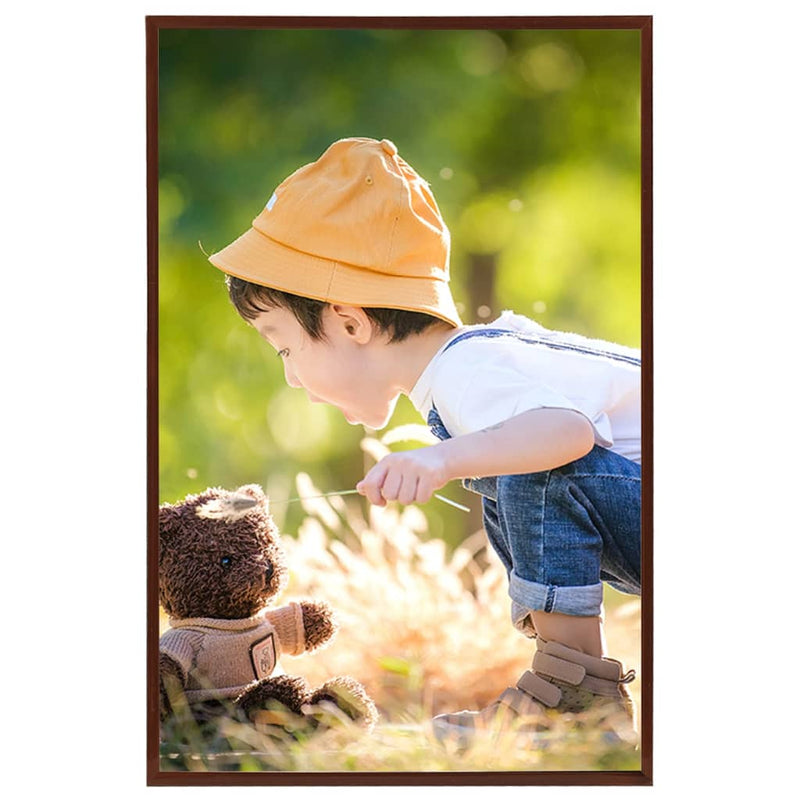 Load image into Gallery viewer, Vidaxl fotolijsten 5 st voor wand of tafel 70x90 cm mdf bronskleurig
