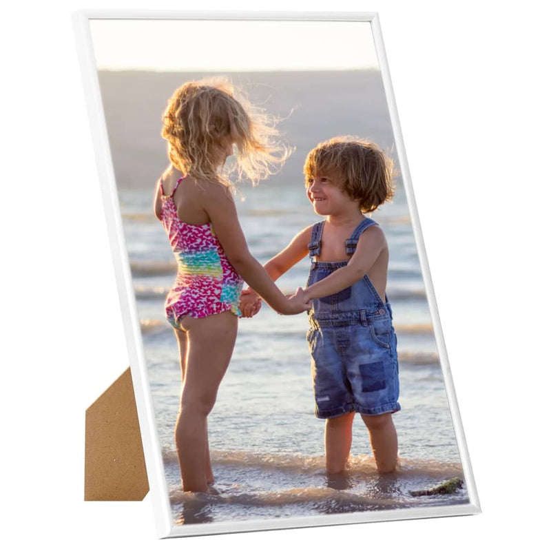 Load image into Gallery viewer, VidaXL Fotolijsten 3 st voor tafel 18x24 cm MDF wit
