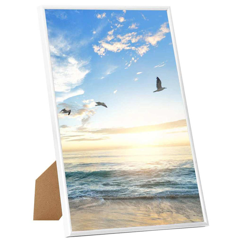 Load image into Gallery viewer, Vidaxl fotolijsten 5 st voor tafel 21x29,7 cm mdf wit
