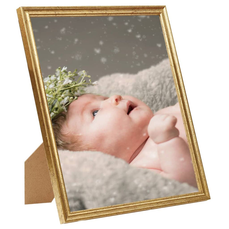 Load image into Gallery viewer, VidaXL Fotolijsten 10 st voor tafel 13x18 cm MDF goudkleurig
