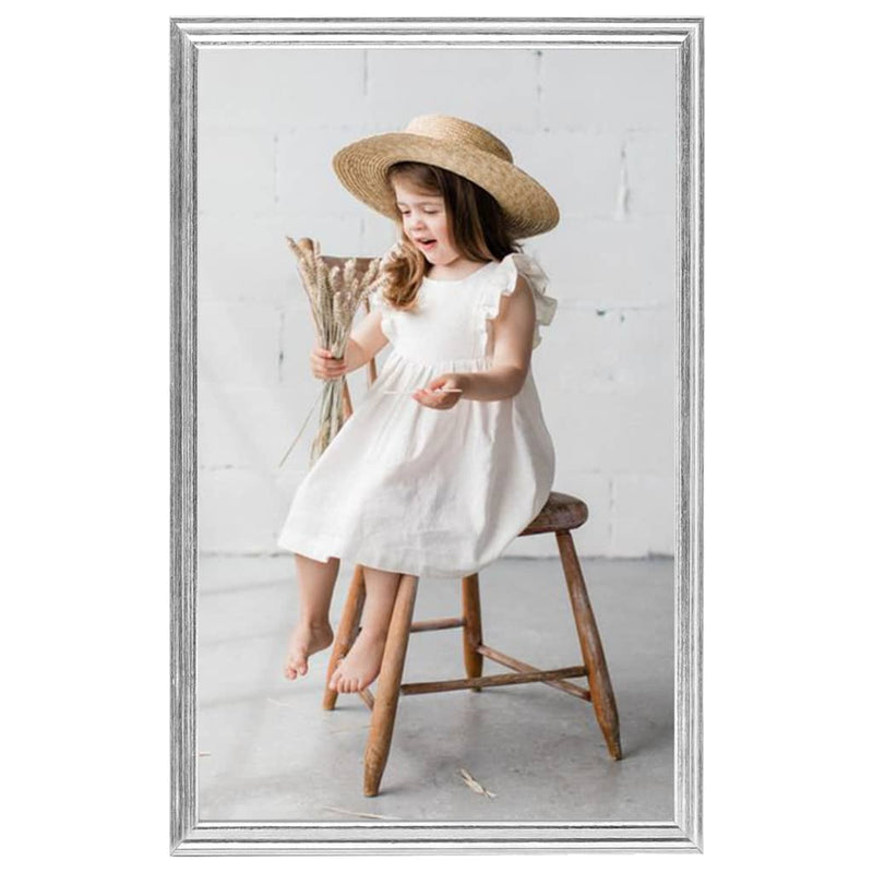 Load image into Gallery viewer, VidaXL Fotolijsten 3 st voor tafel 13x18cm MDF zilverkleurig

