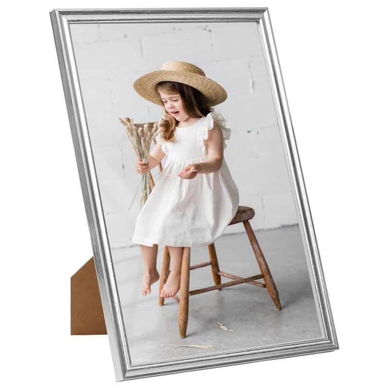 Load image into Gallery viewer, VidaXL Fotolijsten 3 st voor wand of tafel 7x90 cm MDF zilverkleurig
