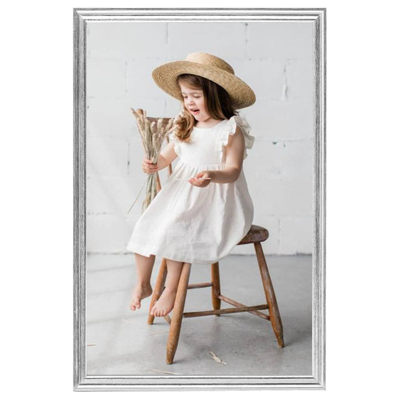 Load image into Gallery viewer, VidaXL Fotolijsten 3 st voor wand of tafel 7x90 cm MDF zilverkleurig
