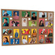 Vidaxl fotolijst voor 24x(10x15 cm) foto mdf lichtbruin