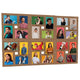 Vidaxl fotolijst voor 24x(13x18 cm) foto mdf lichtbruin