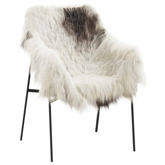 Vidaxl schapenvacht (60-70)x(90-100) cm gemengde kleur