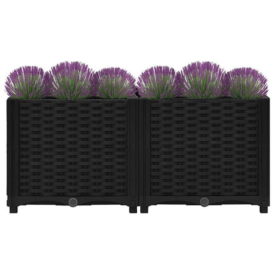 Vidaxl verhoogd bed 80x40x38 cm polypropyleen