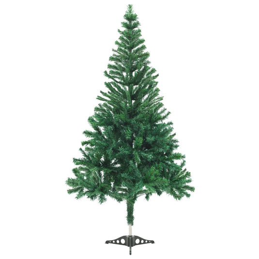 VidaXL Kunstkerstboom met verlichting en kerstballen 230 takken 120 cm