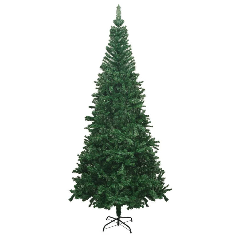 Load image into Gallery viewer, VidaXL Kunstkerstboom met verlichting en kerstballen L 240 cm groen
